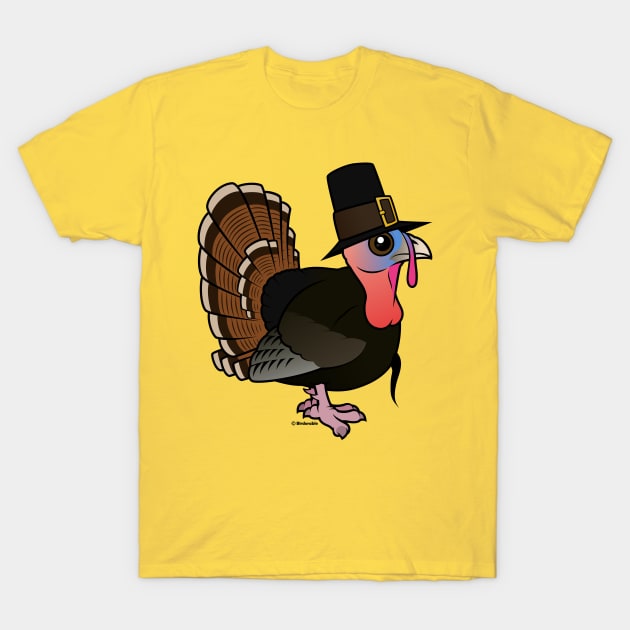 Pilgrim Turkey T-Shirt by birdorable